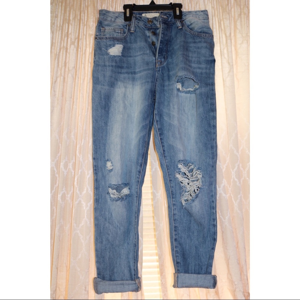 Ángel kiss mom jeans